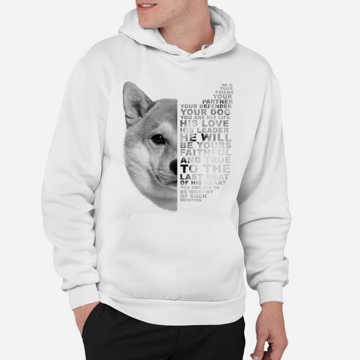 He Is Your Friend Your Partner Your Dog Shiba Inu Fox Dogs Hoodie