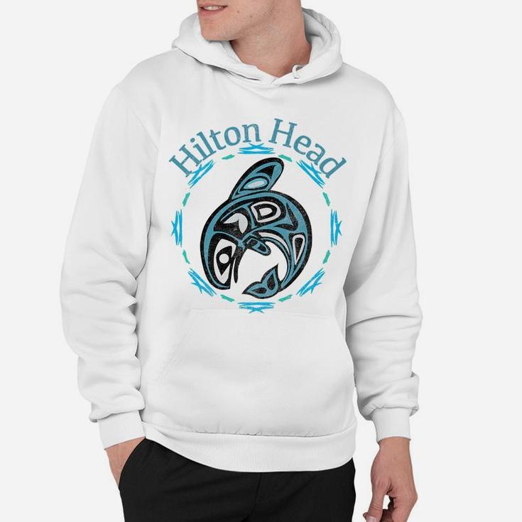 Hilton Head  Vintage Tribal Fish Gift Hoodie