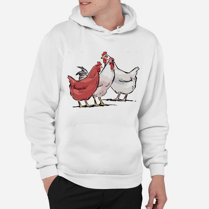 I Love My Ladies Chicken Farmer Crazy Lady Christmas Gift Sweatshirt Hoodie