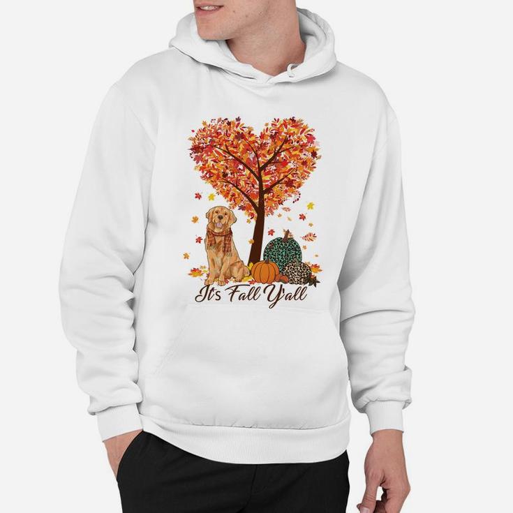 It's Fall Y'all Funny Golden Retriever -Autumn Dog Lover Sweatshirt Hoodie