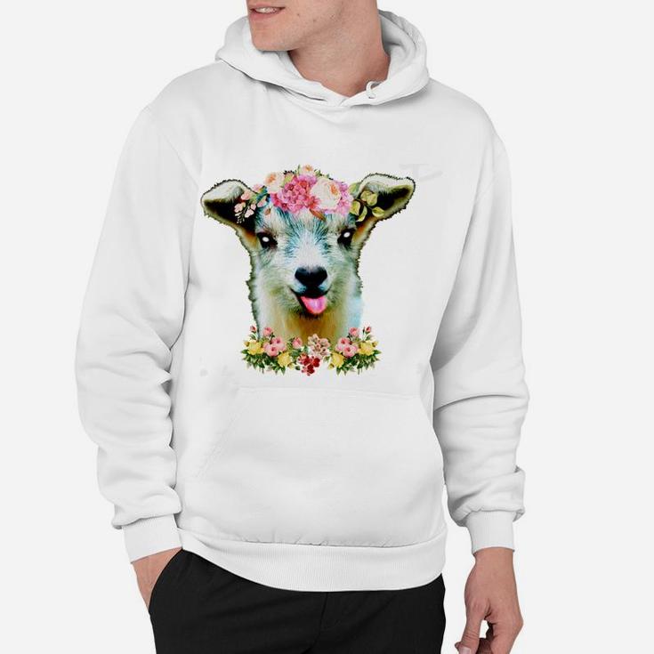 Just A Girl Who Loves Goats Goat Farm Crazy Lady Christmas Hoodie