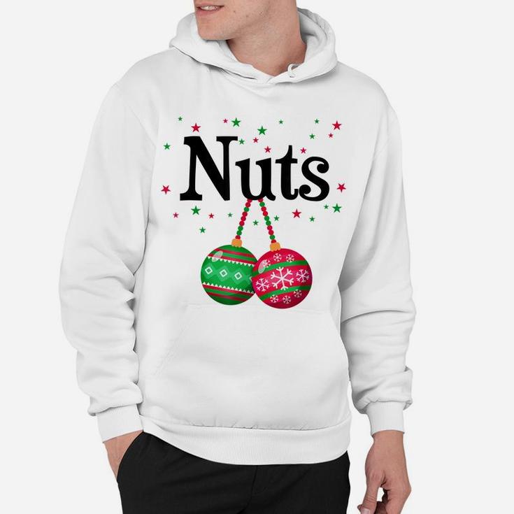 Men Nuts Chestnuts Couple Costume Christmas Ornament Hoodie