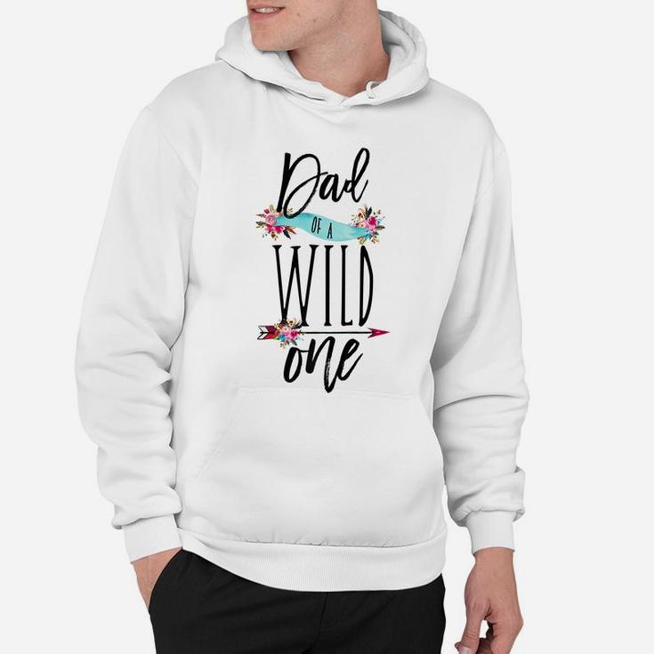Mens Dad Of A Wild One Shirt Boho 1St Birthday Daddy Family Gift Hoodie
