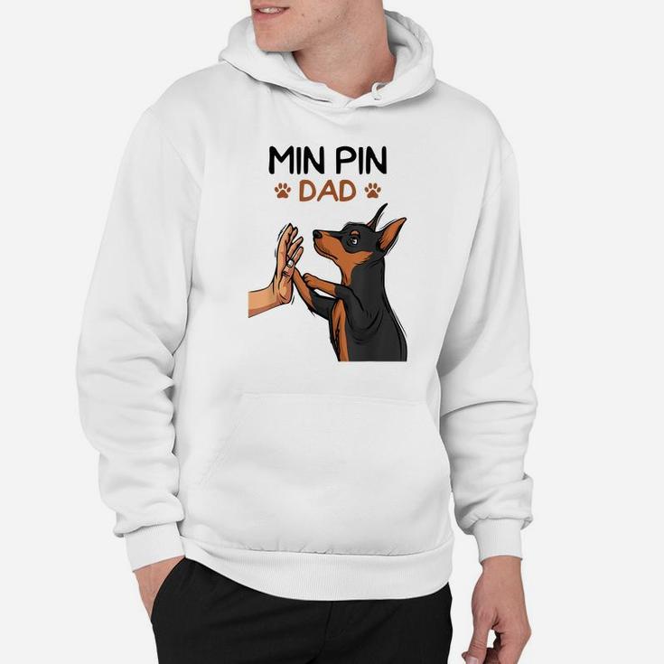 Mens Min Pin Dad Miniature Pinscher Dog Father Men Father´S Day Hoodie