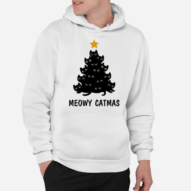 Merry Catmas Xmas Gift Meowy Catmas Funny Cat Christmas Sweatshirt Hoodie
