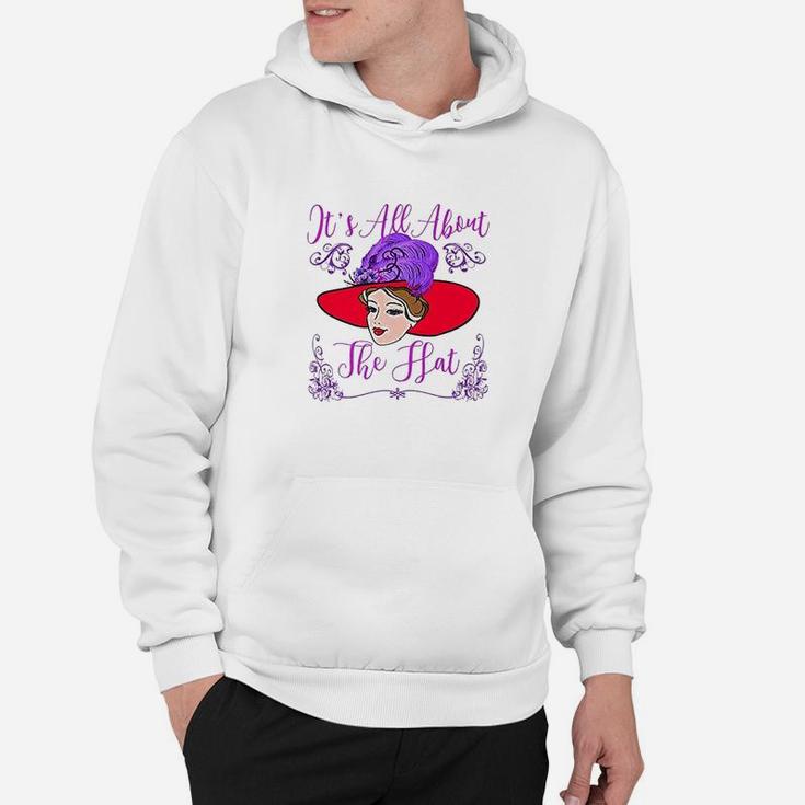 Red Hat Its All About The Hat Vintage Style Hoodie