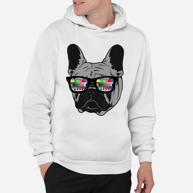 Retro French Bulldog Artwork For Frenchie Dog Lovers Hoodie