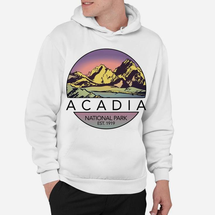 Retro Vintage Acadia National Park Long Sleeve Tee Shirt Hoodie