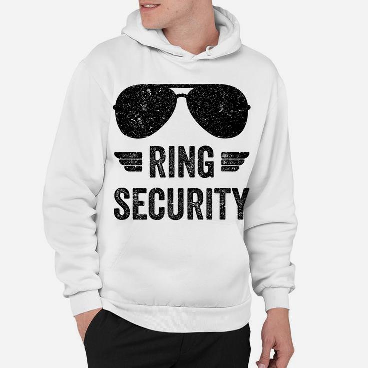 Ring Security Funny Tee For Ring Bearer Boys Youth Men Hoodie