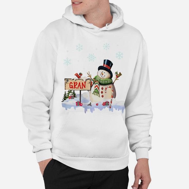 Snowman Gran Freeze Christmas Party Gift Xmas Hoodie