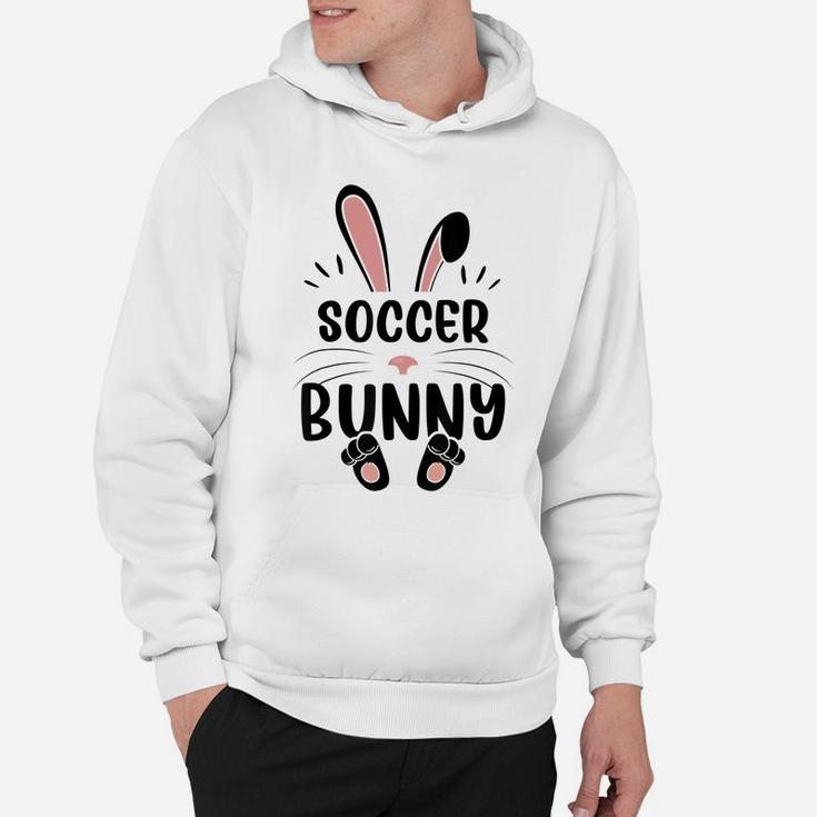 Soccer Bunny Funny Matching Easter Bunny Egg Hunting Hoodie