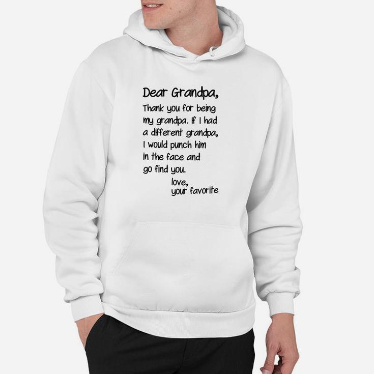 Thank You For Being My Grandpa Hoodie