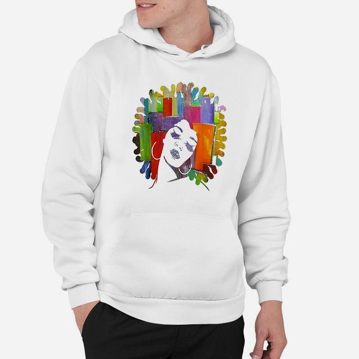 Trendy Afro Strong Melanin Queen With Natural Hair Hoodie