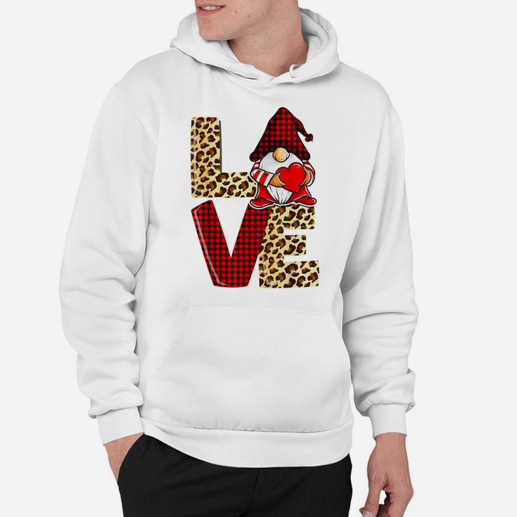 Valentines Day Gnome Love Funny Boys Girls Kids Hoodie