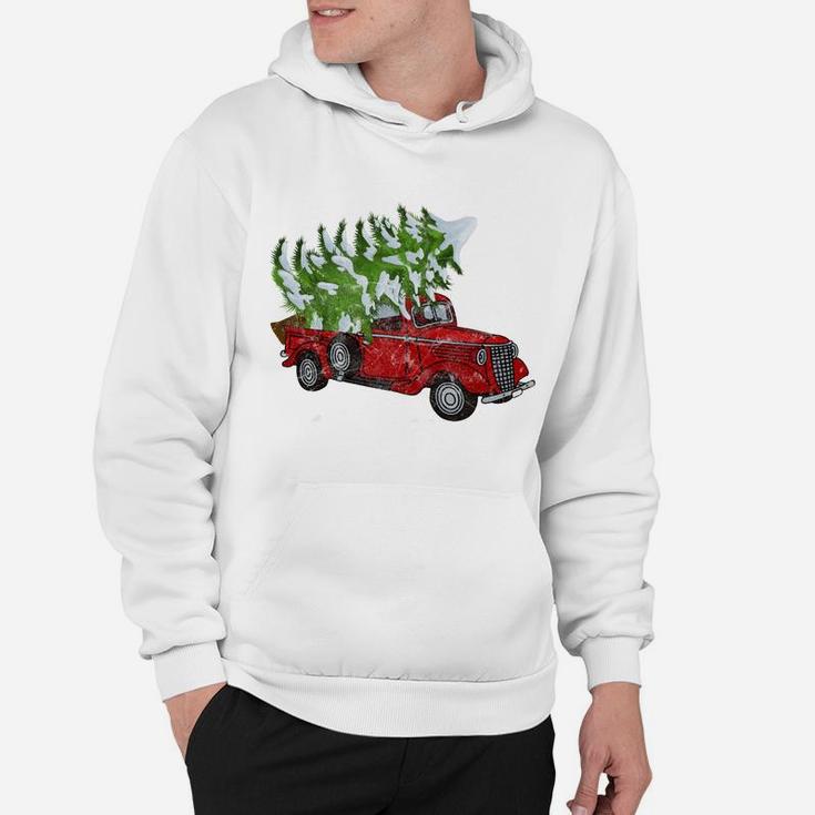 Vintage Wagon Christmas  - Tree On Car Xmas Vacation Hoodie
