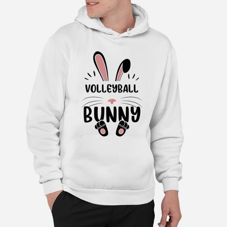 Volleyball Bunny Funny Matching Easter Bunny Egg Hunting Hoodie
