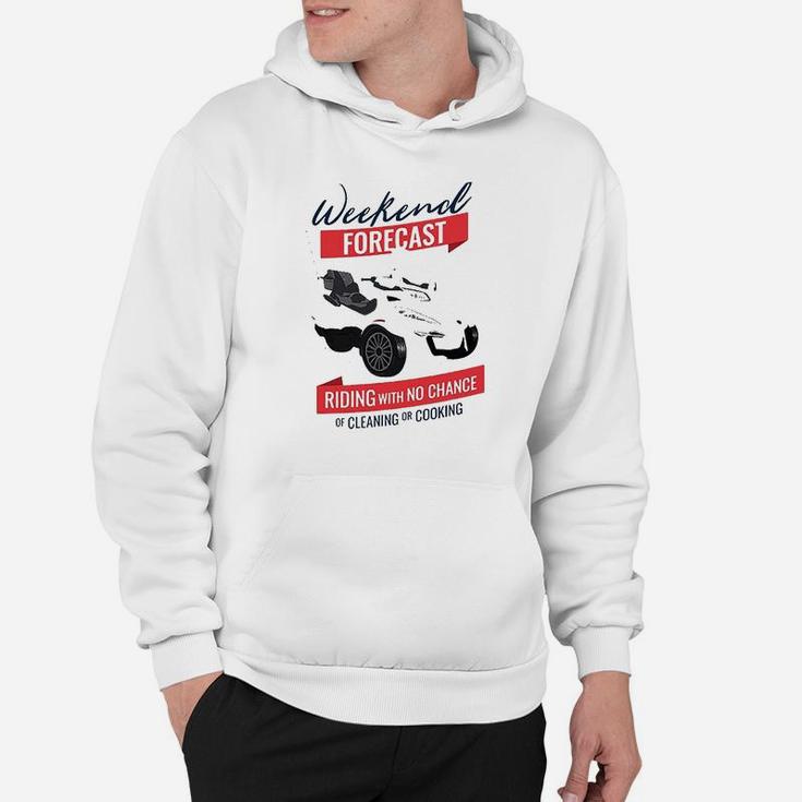With No Chance Of Cleaning Or Cooking For Bikers Hoodie