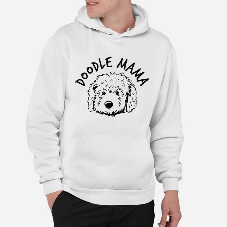 Womens Doodle Mama Dog Mom Mommy Proud Dog Owner Lover Hoodie
