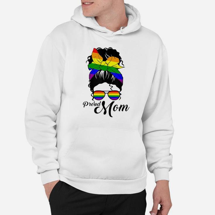 Womens Proud Mom Mothers-Day Gay Pride Lgbt-Q Mama Mommy Hoodie