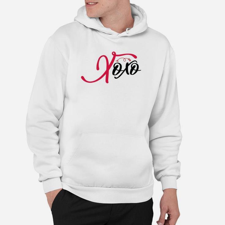 Xoxo Simple Gift Happy Valentines Day Hoodie