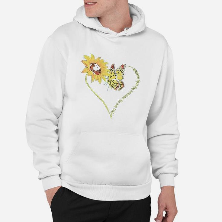 You Are My Sunshine Sunflower And Butterfly Hoodie