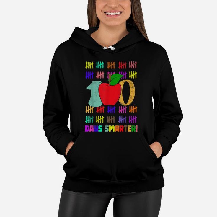 100Th Day Students Kids Gift Happy 100 Days Of School Women Hoodie