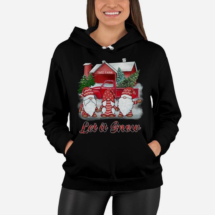 Christmas Shirts Let It Snow Gnome Womens Kids Christmas Sweatshirt Women Hoodie