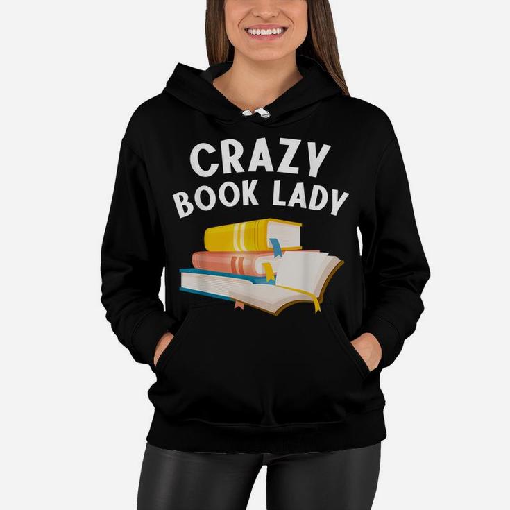 Funny Book Design Women Girls Book Lover Bookworm Librarian Women Hoodie