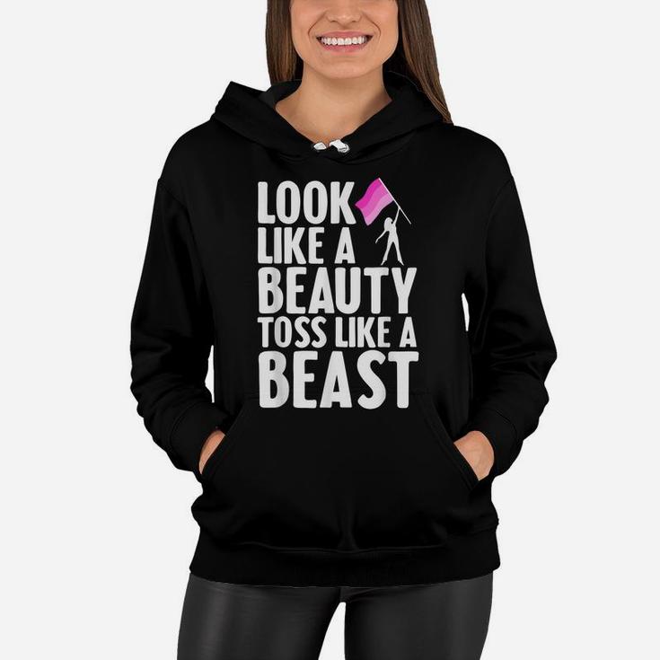 Funny Color Guard Design For Girls Women Winter Guard Lover Women Hoodie