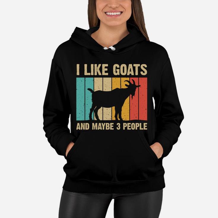 Funny Goat Art For Men Women Kids Farming Goat Lover Stuff Sweatshirt Women Hoodie