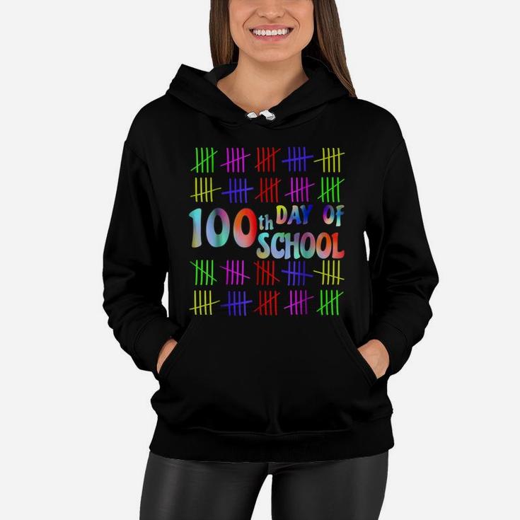 Happy 100Th Day Of School Party T Shirt For Kids And Teacher Women Hoodie