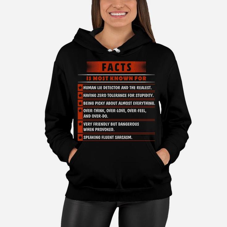 January Girl Facts Funny Most Known For Human Lie Detector Women Hoodie