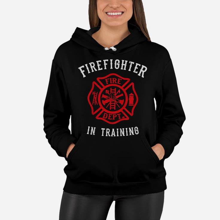 Kids Firefighter Shirt For Kids Cute Toddler Fire Fighter Women Hoodie