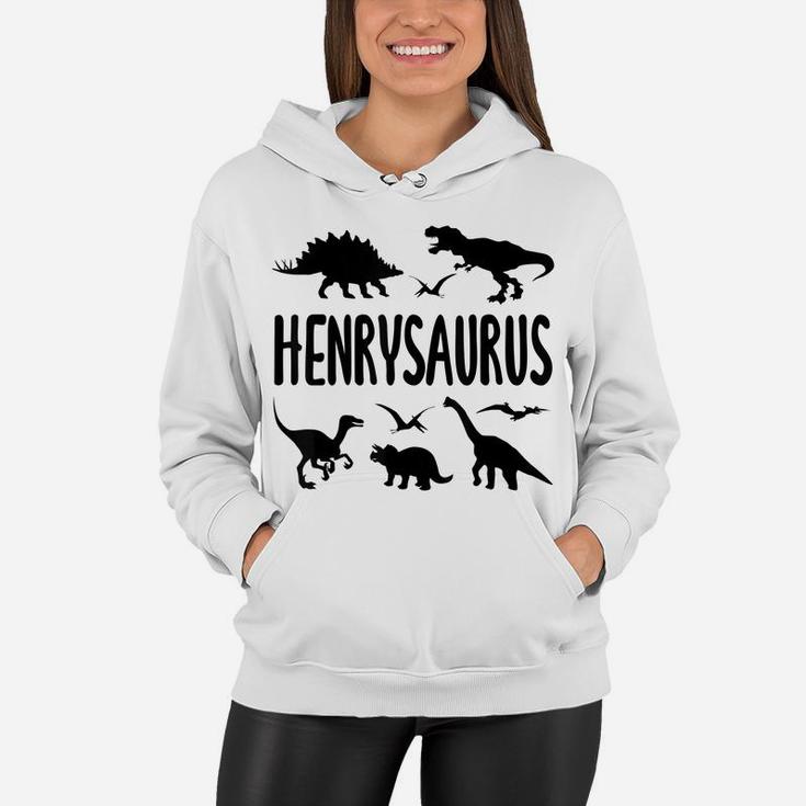 Dinosaur T Rex Henry Henrysaurus Boys Dino Name Women Hoodie