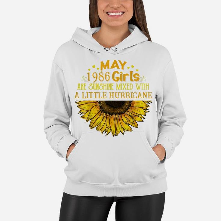 May Girl 1986 - 35Th Birthday Gift For Strong Girl  Women Hoodie