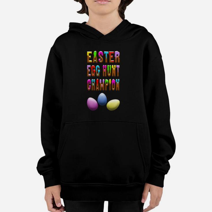 Easter For Kids Boys Girls Egg Hunt Chocolate Youth Hoodie