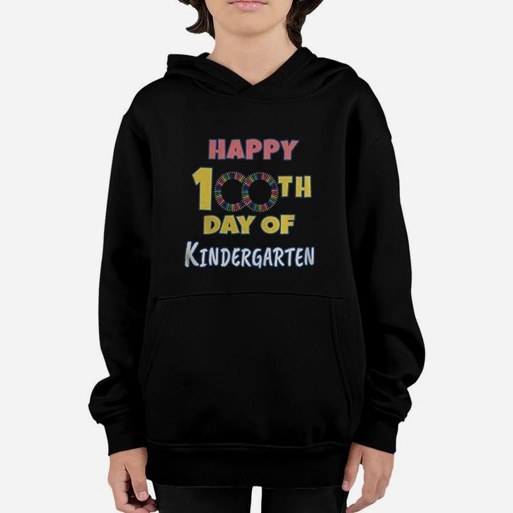 Happy 100th Day Of Kindergarten School Gift Youth Hoodie