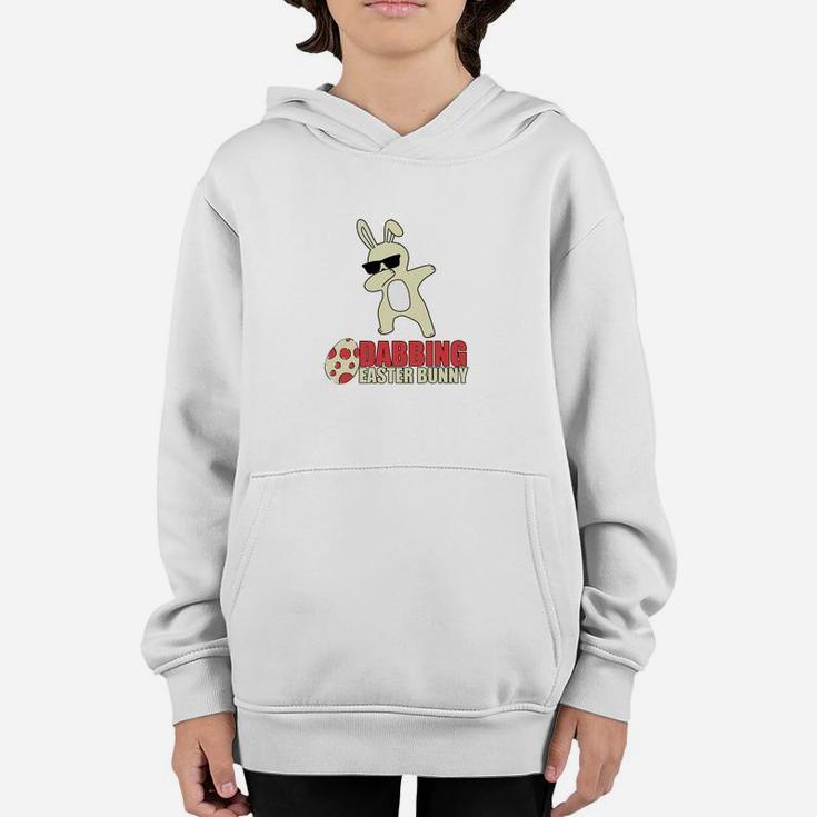 Easter Gift For Dabbing Easter Bunny Kids Boys Girls Toddlers Youth Hoodie