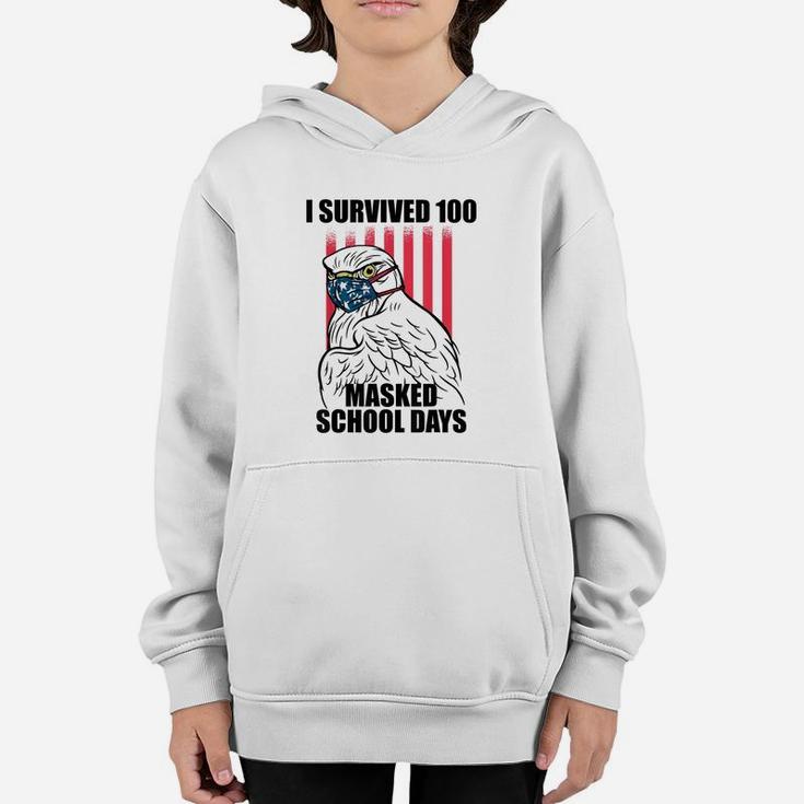 I Survived 100 Masked School Days Shirt Student Teacher Youth Hoodie