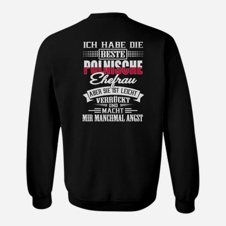 Beste Polnische Ehefrau Sweatshirt