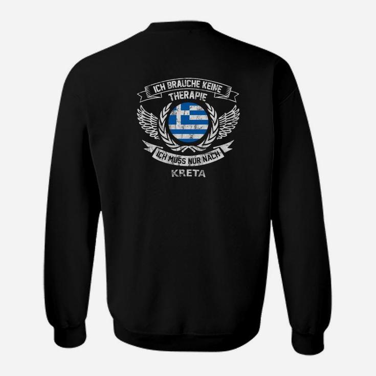 Exklusives Kreta Therapie Retro Sweatshirt