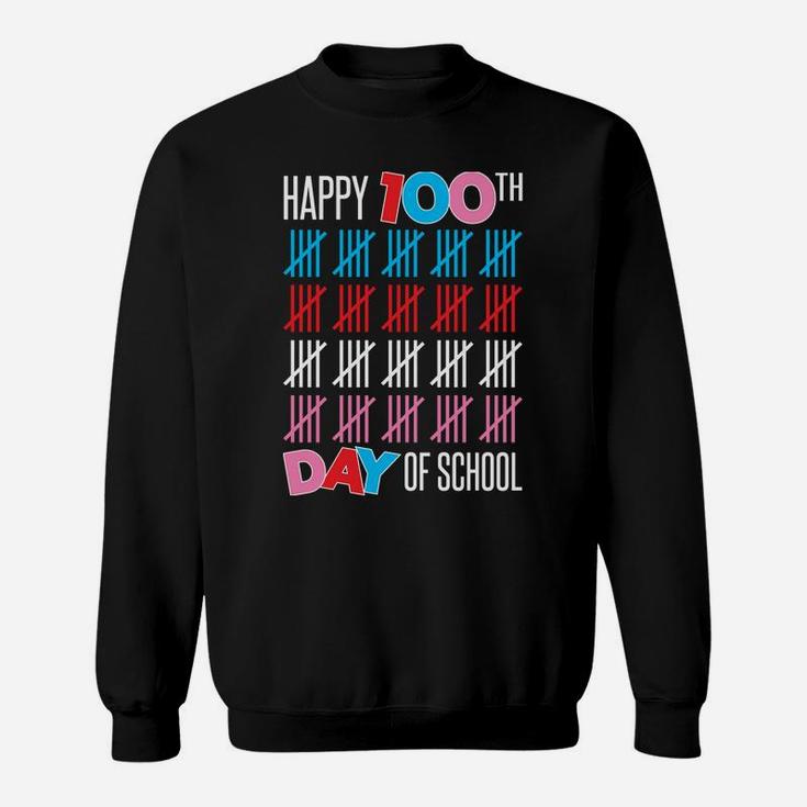 100Th Day Of School Hoodie Happy 100Th Day Kids Teacher Sweatshirt