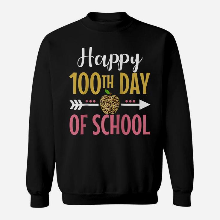 100Th Day Of School Teachers Womens Girls 100 Days Of School Raglan Baseball Tee Sweatshirt