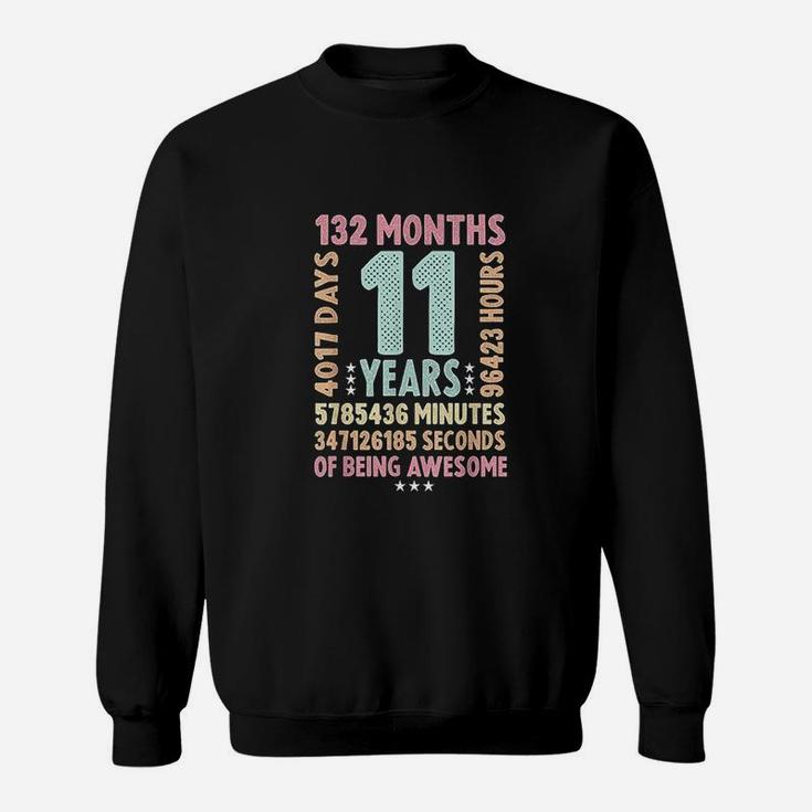 11Th Birthday 11 Years Old Vintage Sweatshirt
