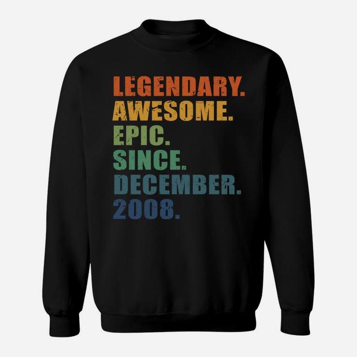 13Th Birthday December 2008 Boys & Girls 13 Year Anniversary Sweatshirt