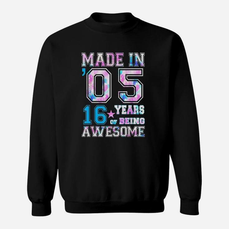 16Th Birthday Born In 2005 Sweatshirt