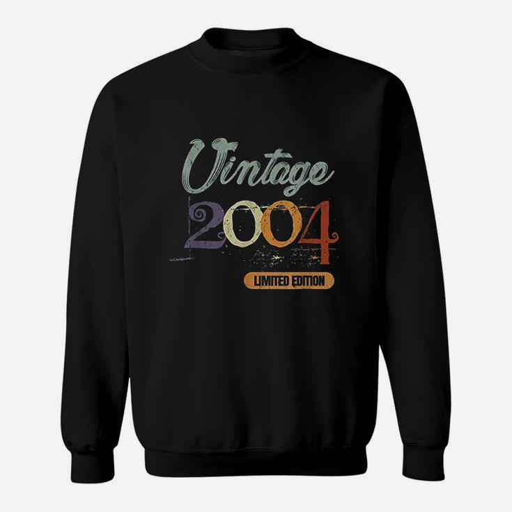 17Th Birthday Gifts For Boys Girls Son Daughter Vintage 2004 Sweatshirt