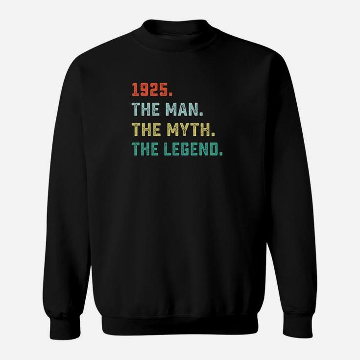 1925 Man Myth Legend Birthday Gifts For 95 Years Old Sweatshirt