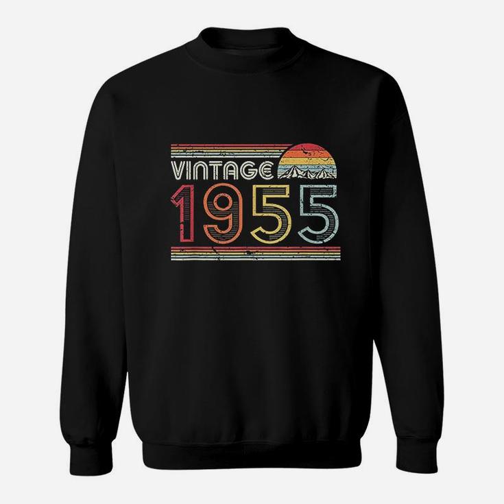 1955 Vintage  Birthday Gift  Retro Style Sweatshirt