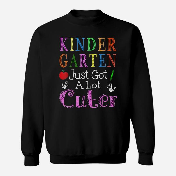 1St First Day Of Kindergarten Back To School Girls Gift Sweatshirt